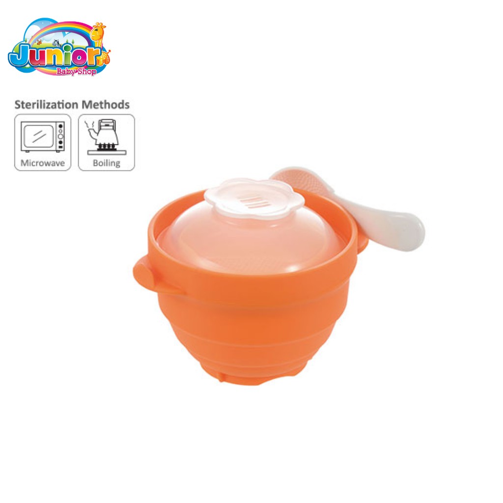 Richell 98854 Baby Food Silicone Steamer