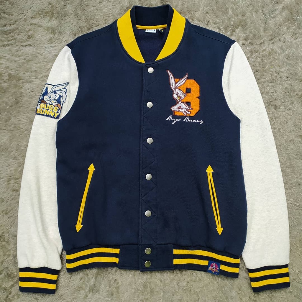 Bugs Bunny Varsity Looney Toones Big Logo Towel Embroidery