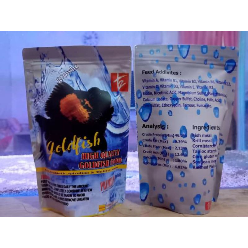 T2 Goldfish pakan ikan premium 250gr