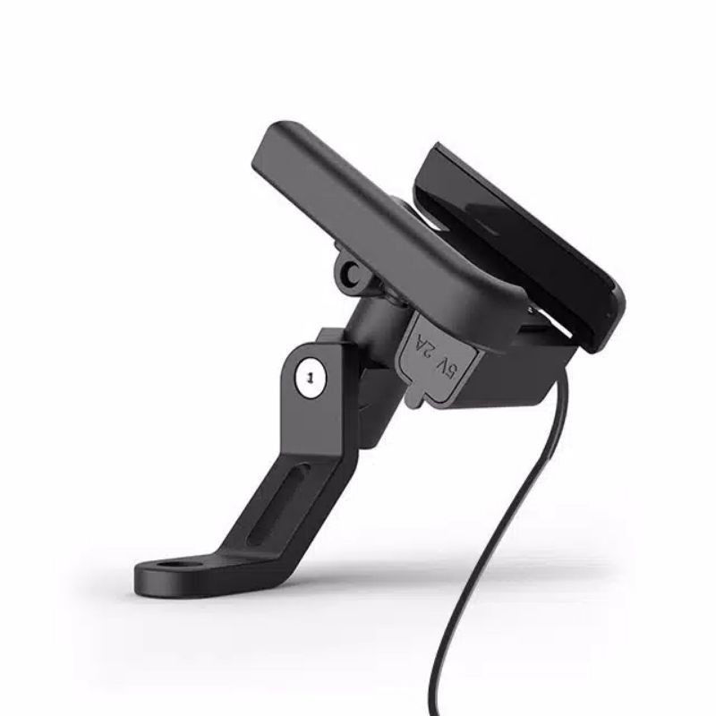 Holder Hp Buat Motor Rizoma Usb Charger Bahan Full Cnc Universal Semua Motor