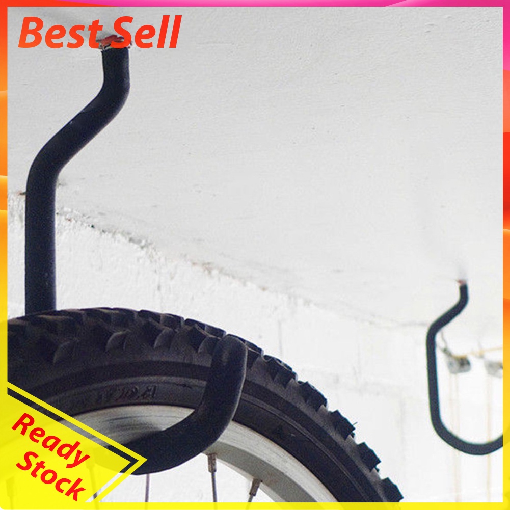 2pcs Bicycle Wall Mounted Rack Storage Bracket MTB Road Bike Hanging Hook