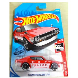 hot wheels nissan skyline police