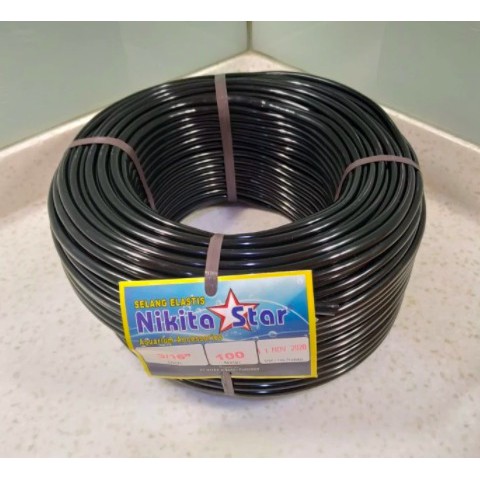 SELANG AERATOR HITAM ECERAN PER METER / SELANG HIDROPONIK