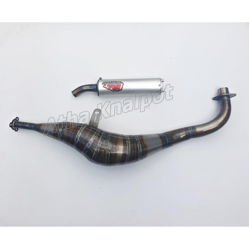 Knalpot R9 Fiz R Kolong Force1 Model Bm Power 2tak Plat