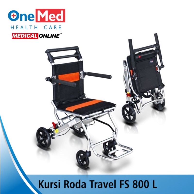 KURSI RODA TRAVEL FS 800 L ONEMED FS800L MEDICALONLINE MEDICAL ONLINE TRAVELLING