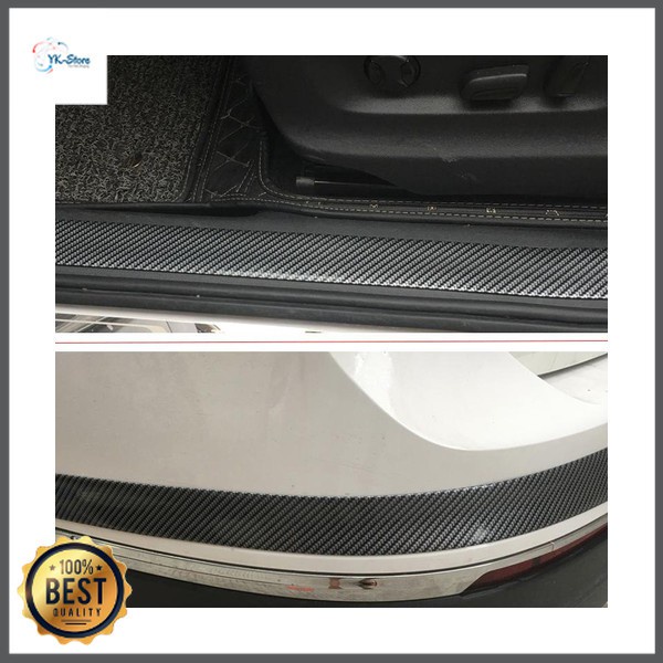 GS8 Black Stiker Vinyl Mobil Rubber Strip Car Bumper Edge Guard 5 x 100 CM YSB190 Karlor