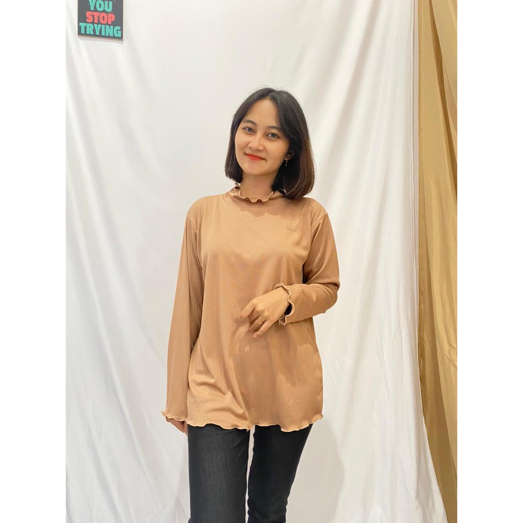 Pretty Streetch Top Blouse Knit | Blouse Super Melar