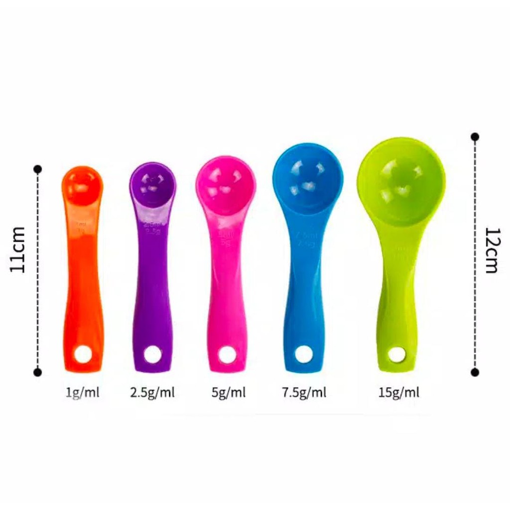 Vinztstore -Sendok Set / Sendok Takaran Measuring Spoon / Takaran Sendok Bumbu Takaran 5 in 1