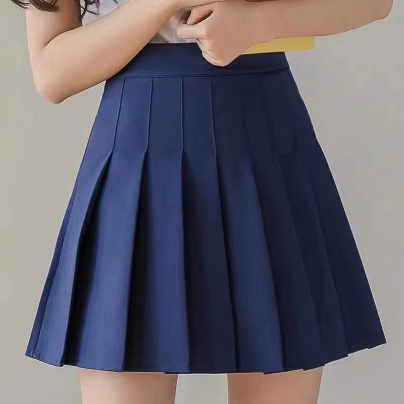 Basic Mini  Pleated Uniform Skirt 2688 (S-XXL)