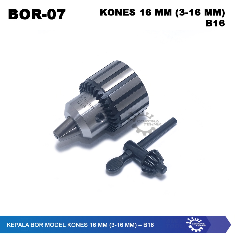 B16 - Kepala Bor Model KONES 16 mm (3-16 mm)