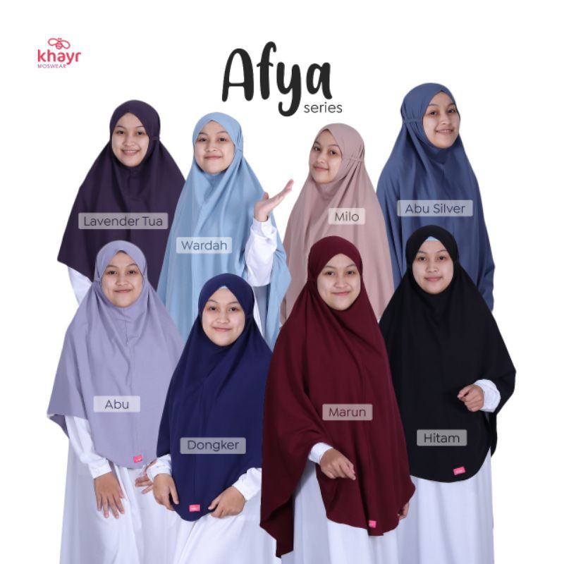 [KHAYR] Jilbab Instan Afya Series by Khayroswear Hijab / JILBAB INSTAN TALI BELAKANG