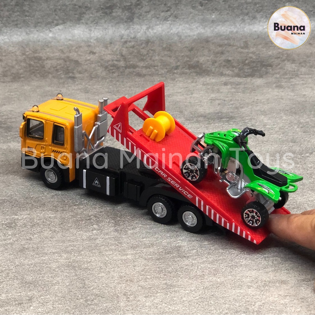 DIECAST TOW TRUCK MAINAN DIE-CAST TRUK DEREK KONSTRUKSI KENDARAAN MOBIL MOBILAN ANAKST251