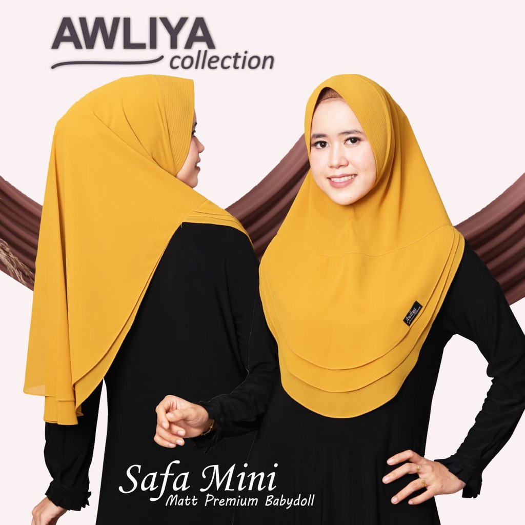 KHIMAR SAFA MINI ORI AWLIYA COLLECTION/KHIMAR TERBARU-Warna lainnya