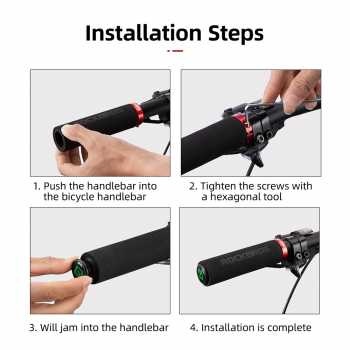 Grip Gagang Sepeda Handlebar Silicone Sponge / Gagang Sepeda Murah Termurah Tidak Licin Alumunium Kokoh Tidak Penyok / Handgrip Sepeda Rockbros Handlebar Silicone Sponge / Gagang Sepeda Gunung Gagang Sepeda Bmx / Aksesoris Olahraga Sepeda