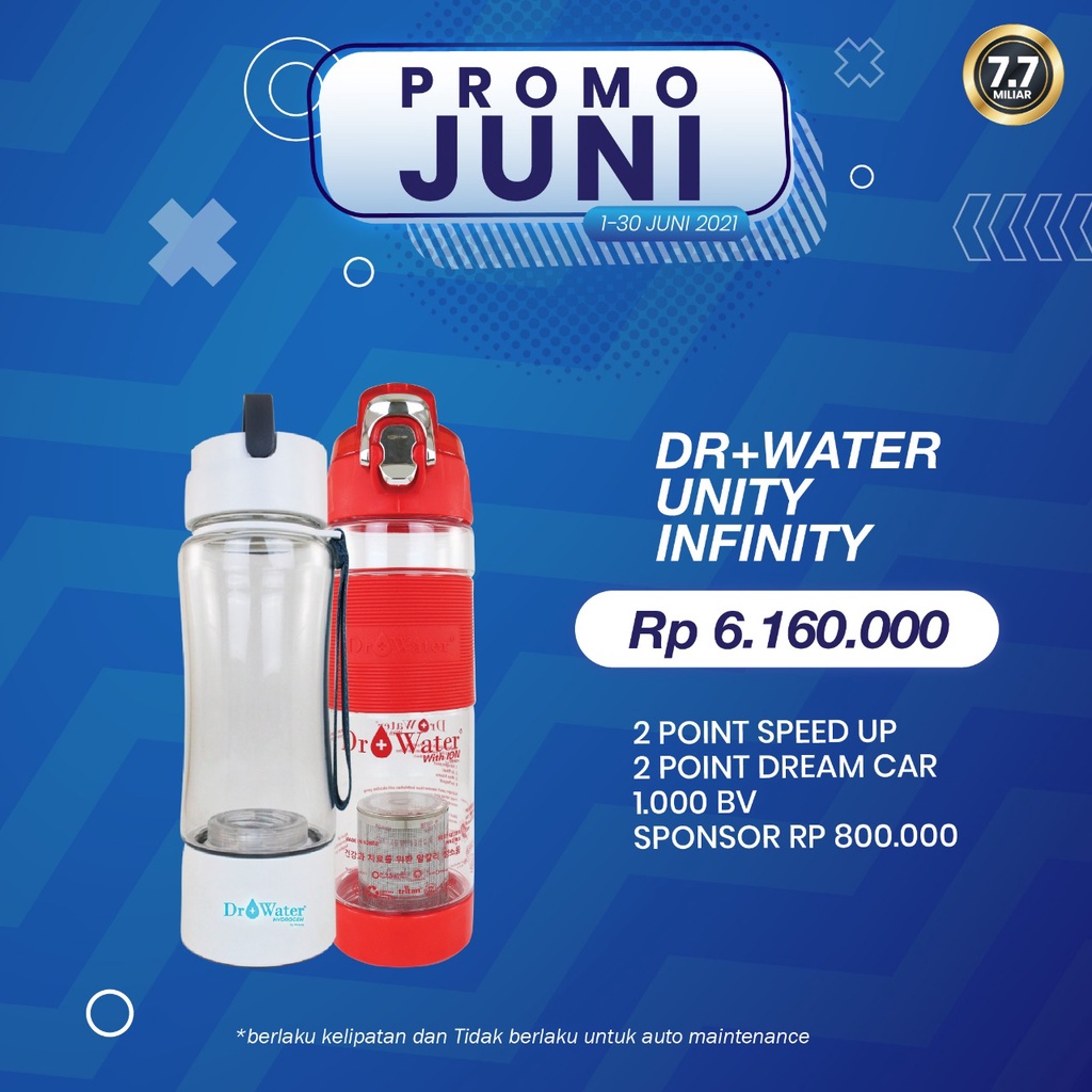 Dr WATER UNITY Healthy Water Bottle