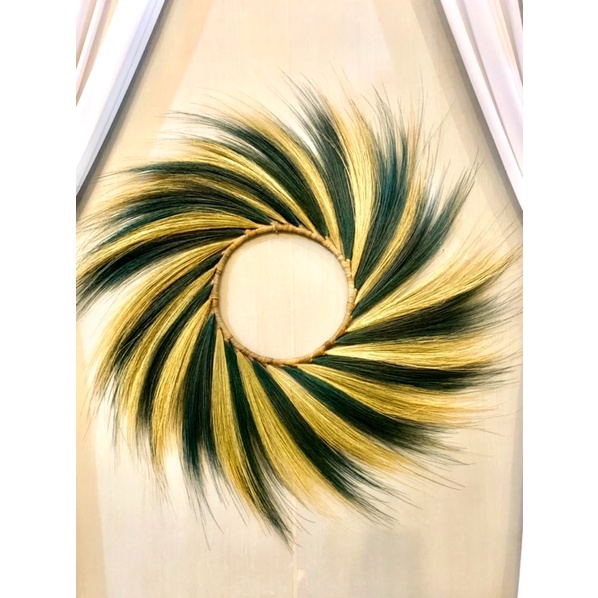 HIASAN DINDING RAYUNG | RAYUNG FRAME NO MIRROR | RAYUNG BULAT MOTIF