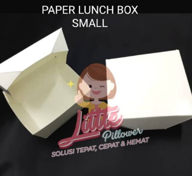 (ISI 50PCS) Paper Lunch Box Small/Paper Box Siomay/Paper Box Sushi