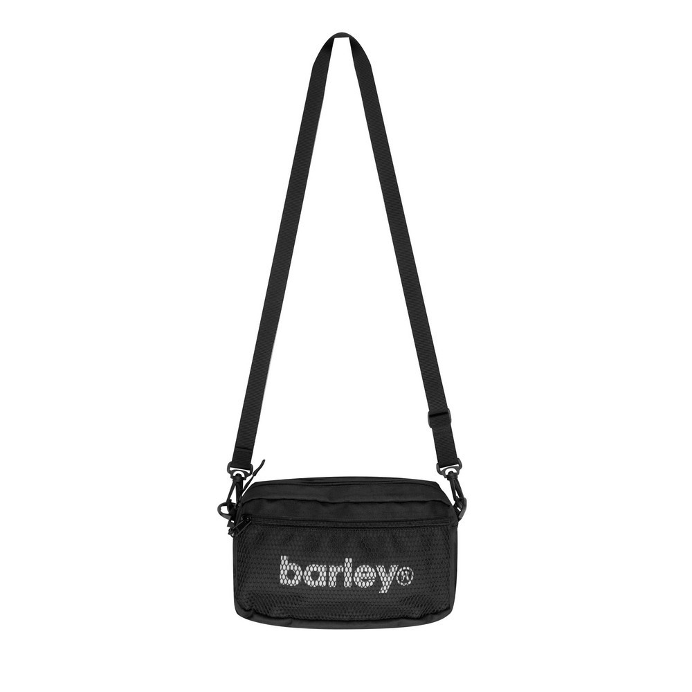 Barley Division Deep Black Shoulderbag - Tas Selempang