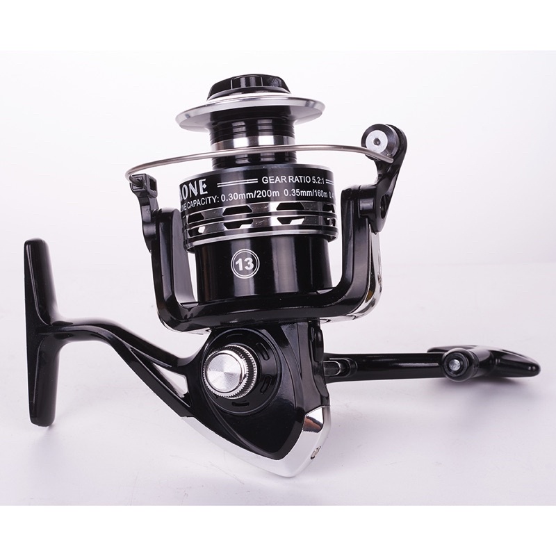 Debaone Dark Spider DS3000 Spinning Reel Pancing 5.2:1 12+1 Ball Bearing - Black