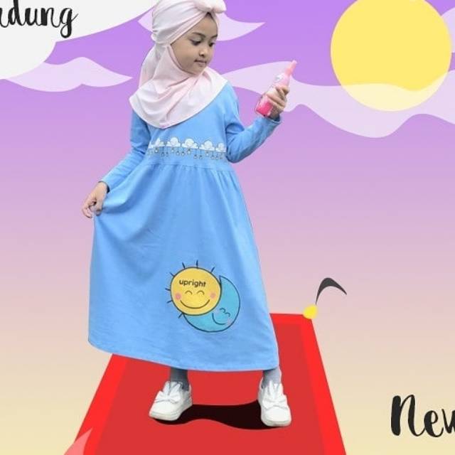 Gamis anak upright