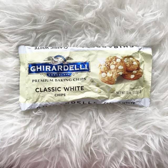 

Ghirardelli clasic white baking crips 312 gr