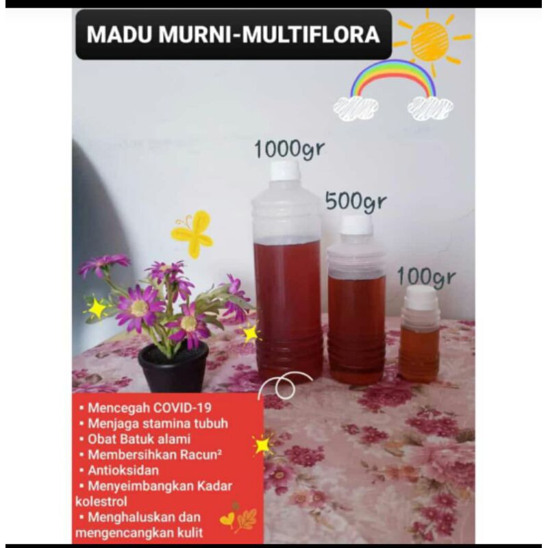 

MADU MURNI TANPA CAMPURAN/100GRAM/BISA COD