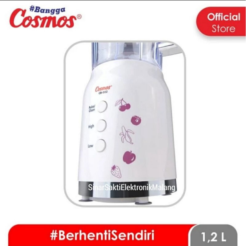 Blender Cosmos Cb 802 Smart 1.2 L 1.2L 4 in 1 Chopper Pencacah Daging Garansi