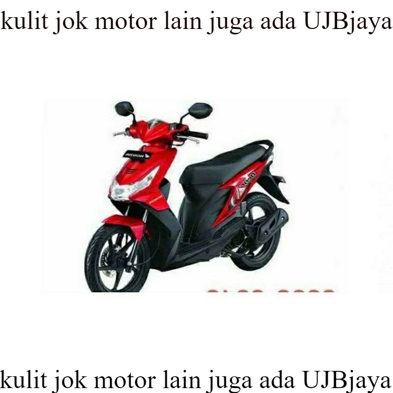 Kulit Jok Motor  Beat Karbu / Beat Lama / Beat Old Standar / Bahan Ori Sarung Jok Motor  Beat Karbu 
