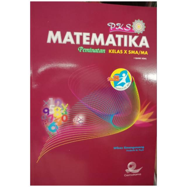 Pks Matematika Peminatan Untuk Sma Ma Kelas 10 Gematama Shopee Indonesia