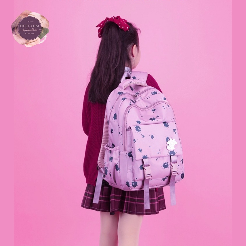 Tas Ransel Anak Perempuan Model Corak Lucu CW1 Tas Sekolah Untuk Anak Sd Smp Dan Sma