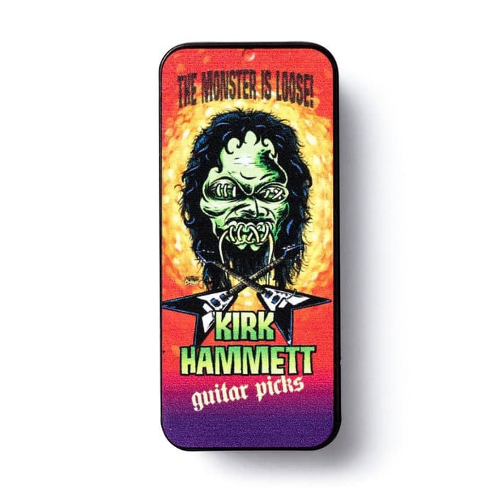 Dunlop Kirk Hammett Pick Tin Koleksi Pick Gitar