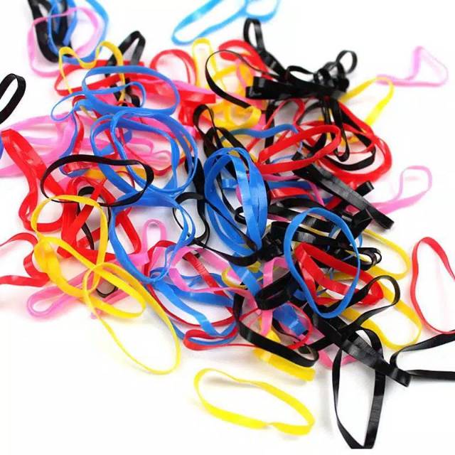 Bundara.id Ra-687 Karet Rambut Toples isi +/-1000pcs