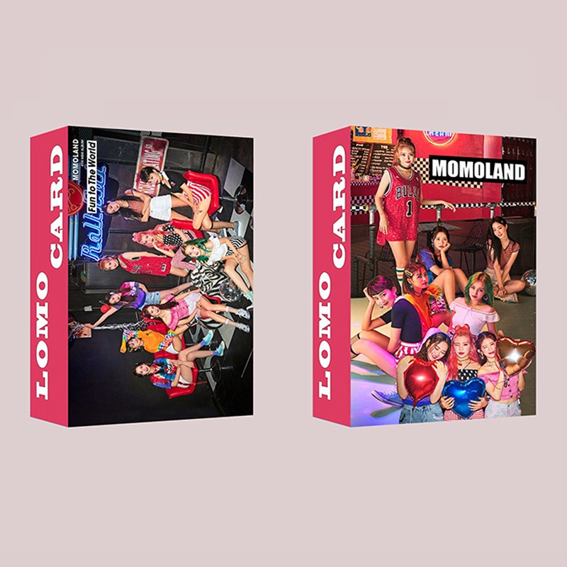 30pcs / set Kartu Pos LOMO Kpop IZONE ITZY SEVENTEEN IKON MOMOLAND