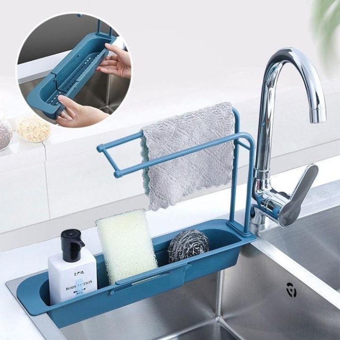 Japanese Home Essentials Asvel Retractable Sink Storage Rack premium