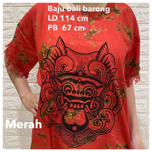 Baju barong MRH dasar warna fit to XL