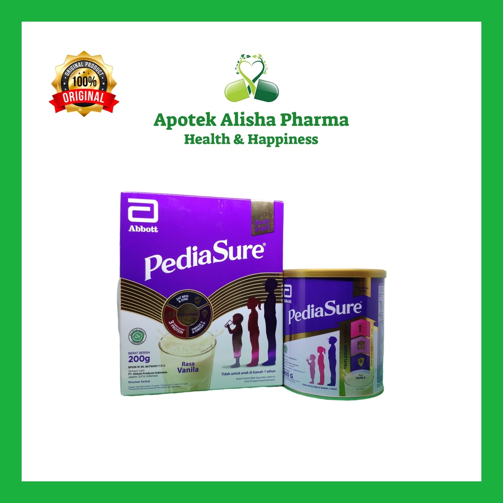 PediaSure Abbot 200gr/400gr - Susu Tumbuh Kembang Anak Usia 1th Keatas / Menaikan Berat Badan / Mal Nutrisi