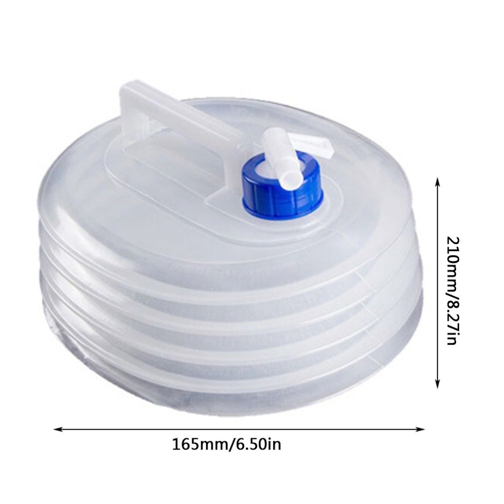 Wenbo Kantong Air Lipat Foldable Camping Water Storage 15 Liter - ST-117 - Transparent