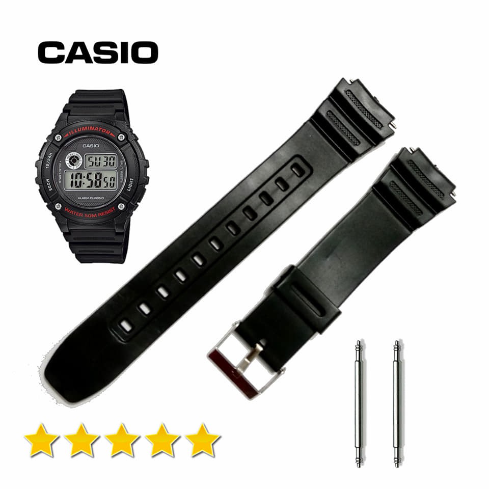 Tali jam casio W216 Strap Tali jam Tangan Casio W 216