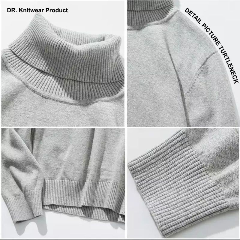 Turtle Neck Rajut Pria Turtleneck Pria Sweater Rajut Premium Sweater Rajut Tebal Switer Rajut Cowok