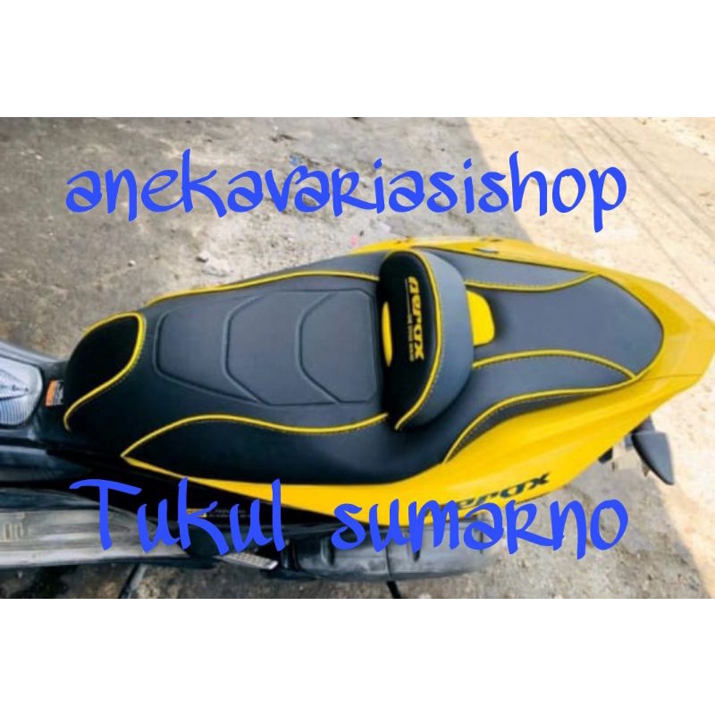 kulit jok custom AEROX 155 / cover Jok motor AEROX 155 / aksesoris motor