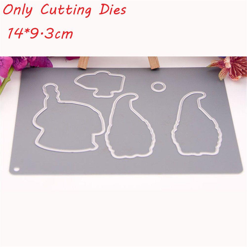 Cetakan Stensil Cutting Dies Motif Bunga Bahan Metal Untuk Scrapbook / Craft Diy / Embossing