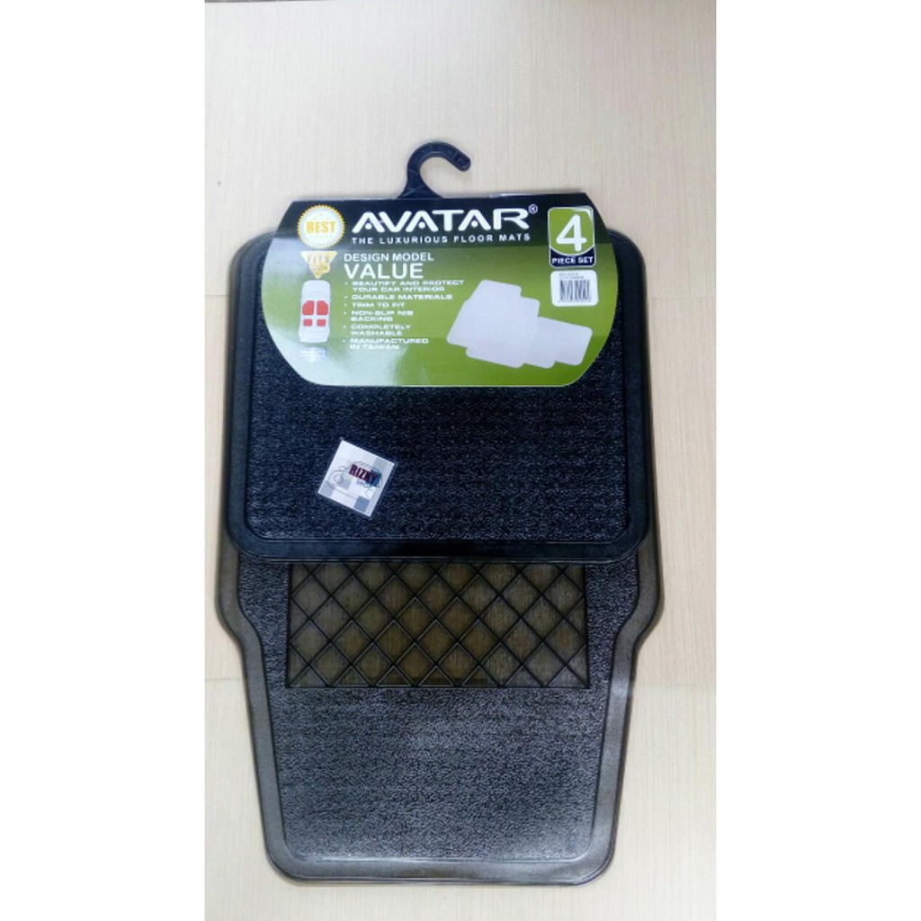 TERLARIS  Karpet Mobil Universal Hitam Transparan TERBARU