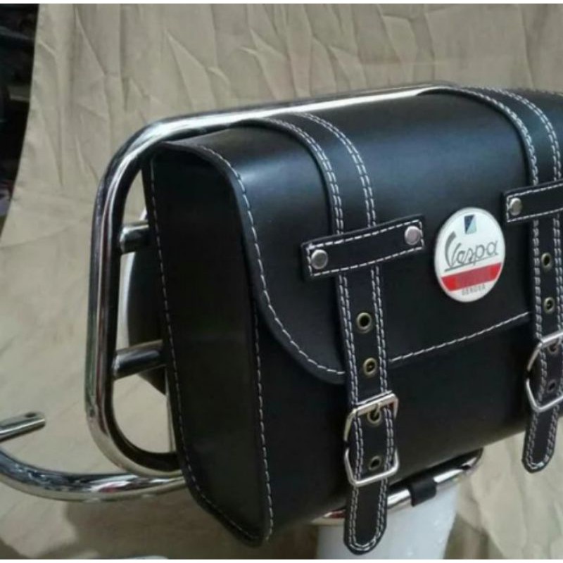 tas backrack Vespa side bag