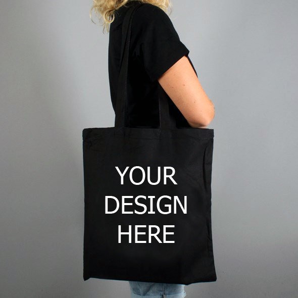  CUSTOM  TOTEBAG  BERWARNA BAHAN CANVAS UNISEX PRIA DAN 