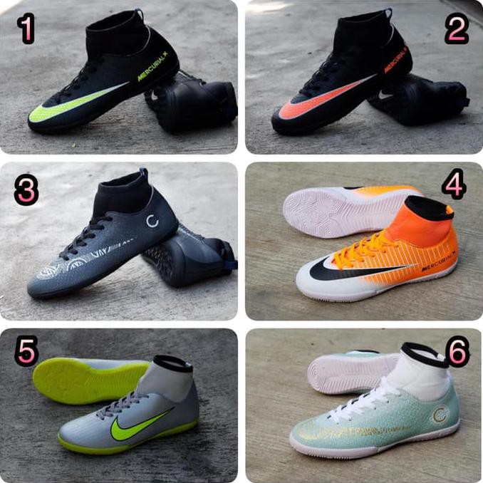 Star Seller Sepatu Futsal Nike Impor Nike Hypervenom Mercurial Cr7 Pria Hot Sale.,!