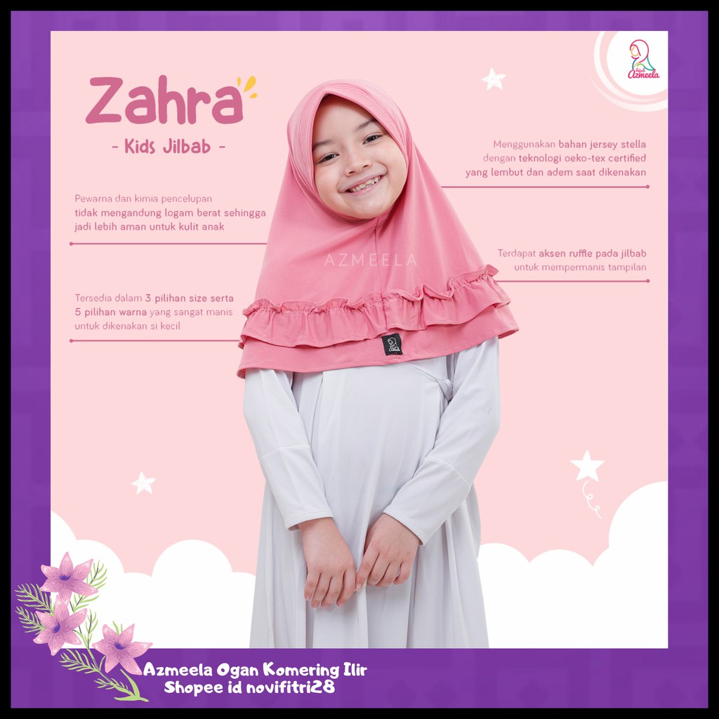 JILBAB ZAHRA AZMEELA KIDS