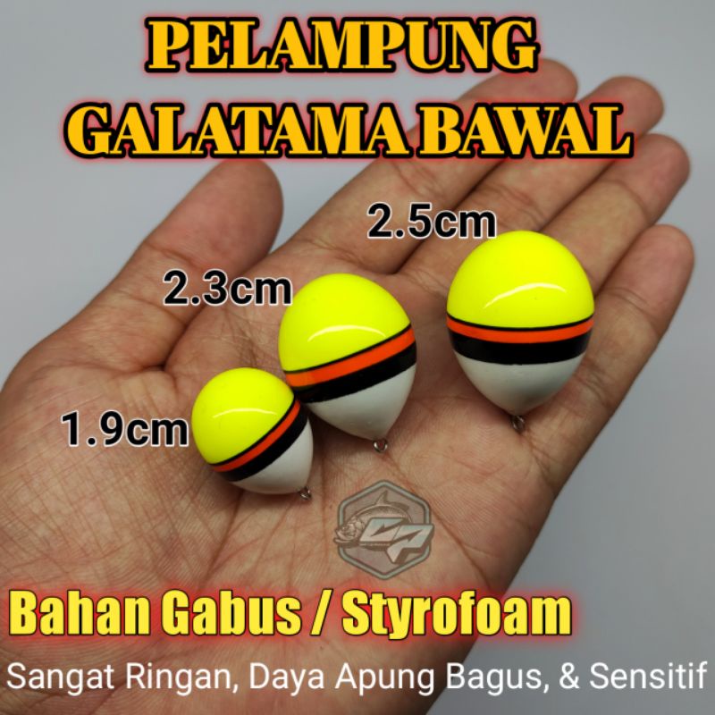 PELAMPUNG BULAT BAHAN GABUS STYROFOAM / Pelampung Galatama Bawal / Pelampung Gabus