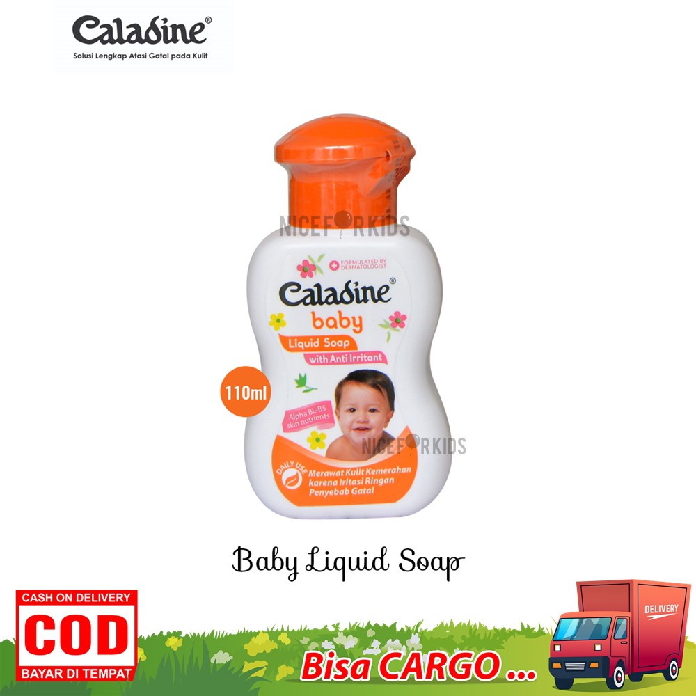 Caladine Baby Liquid Soap 110 ml 200 ml / Sabun Bayi Cair Kulit Iritasi