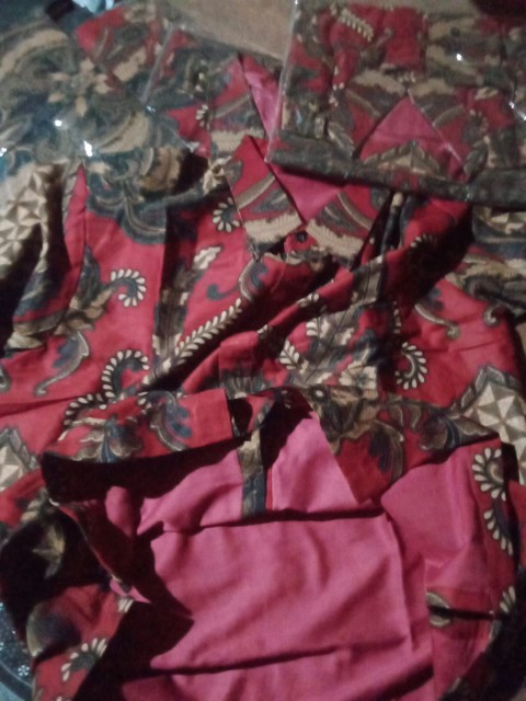 Kemeja Batik Pria Lengan Panjang Size M L Xl Xxl Xxxl