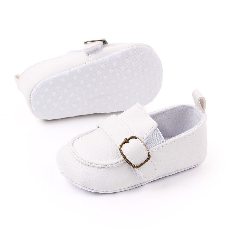 Sepatu Bayi Laki laki Perempuan Umur 0-12 Bulan Sepatu Prewalker Bayi Laki laki Perempuan 0 6 12 14 Bulan Baby Shoes Laki Laki Perempuan Umur 1 Tahun Sepatu Bayi Slip On Lagi laki Perempuan Umur 1 tahun Putih HK004